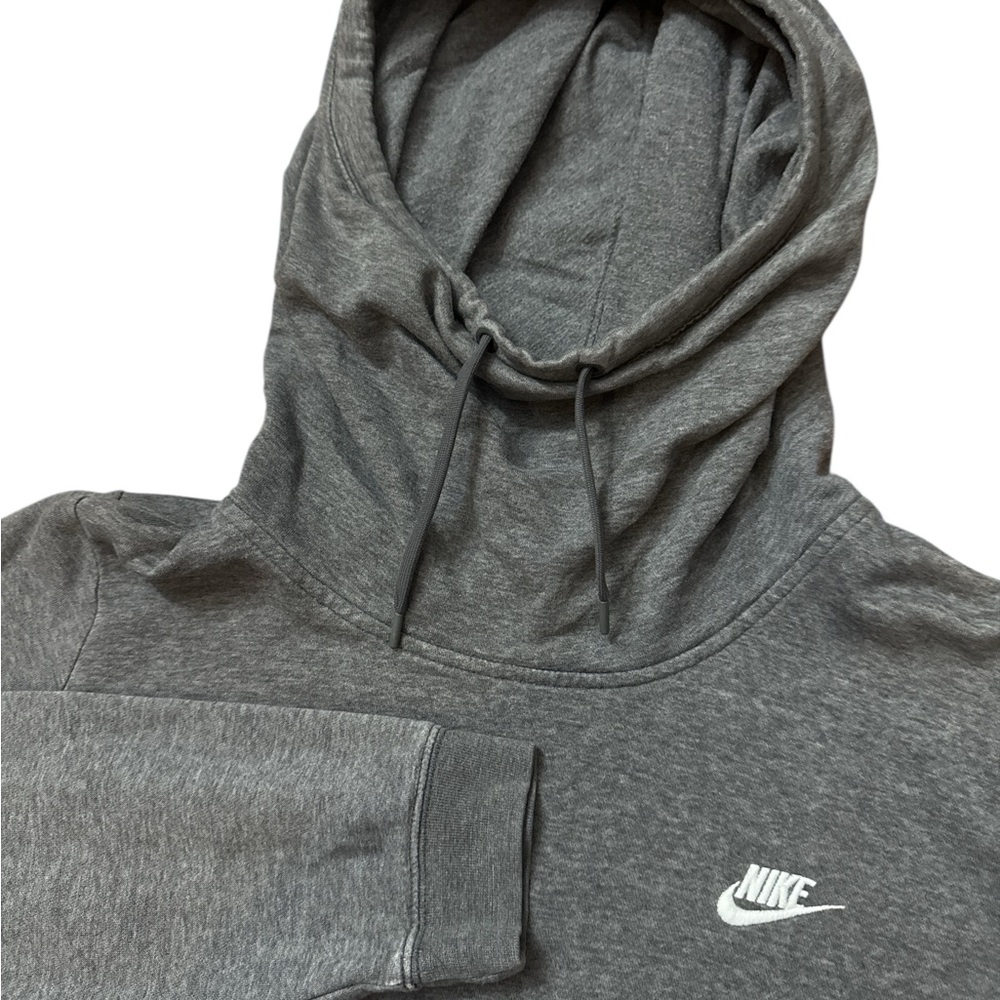Nike Women’s Cowl Neck Gray Athletic‎ Hoodie Size XL Nike Swoosh Logo Sports